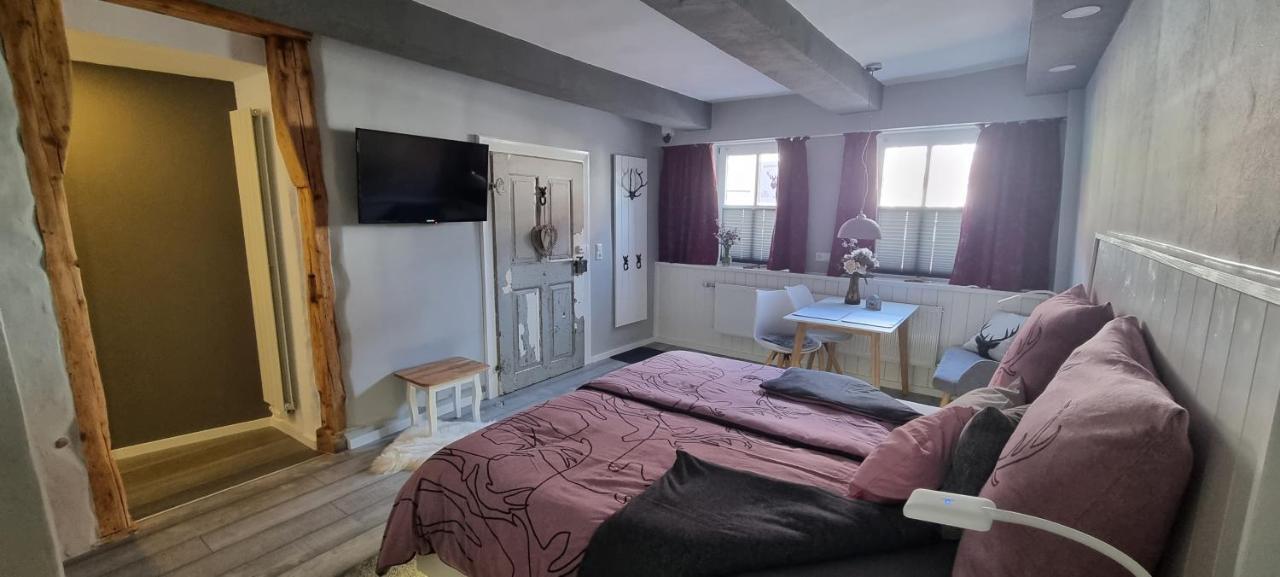 Ferienwohnung Zum Hirschen แฮร์ซแบร์ก อัม ฮาร์ซ ภายนอก รูปภาพ